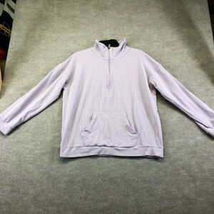 Marc New York 1/4 zip sweatshirt size large. This is a light purple